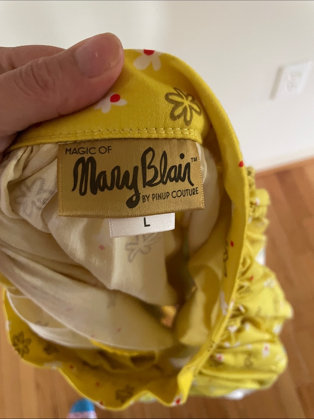 Mary Blain pinup couture train skirt Vintage-Style Circle Skirt - Picture 10 of 11